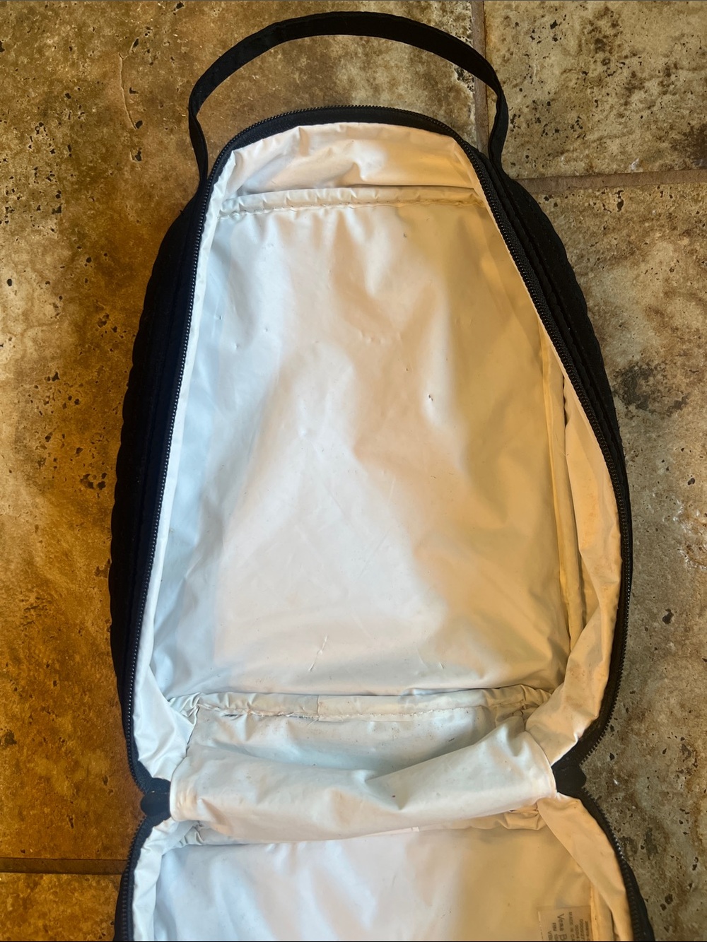 Vera Bradley Quilted black lunch tote - Picture 3 of 6